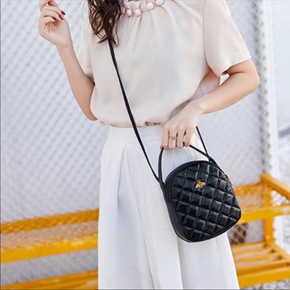 Quilted Stitching Shoulder or Tote Bag
